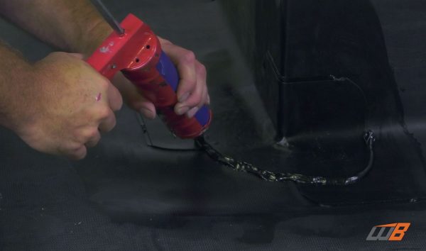 EPDM Outside Corner Using Pressure-Sensitive Elastoform