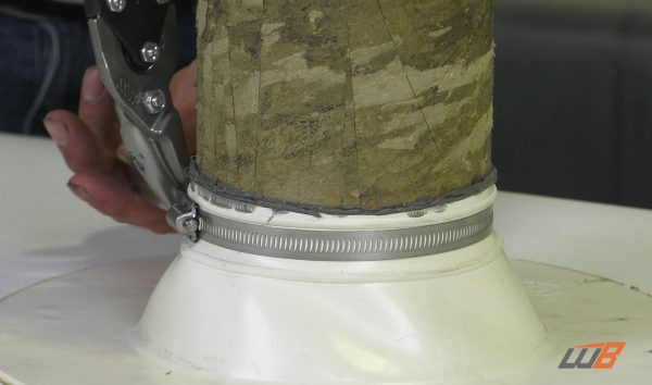 EPDM Pre-Molded Pipe Seal (White)